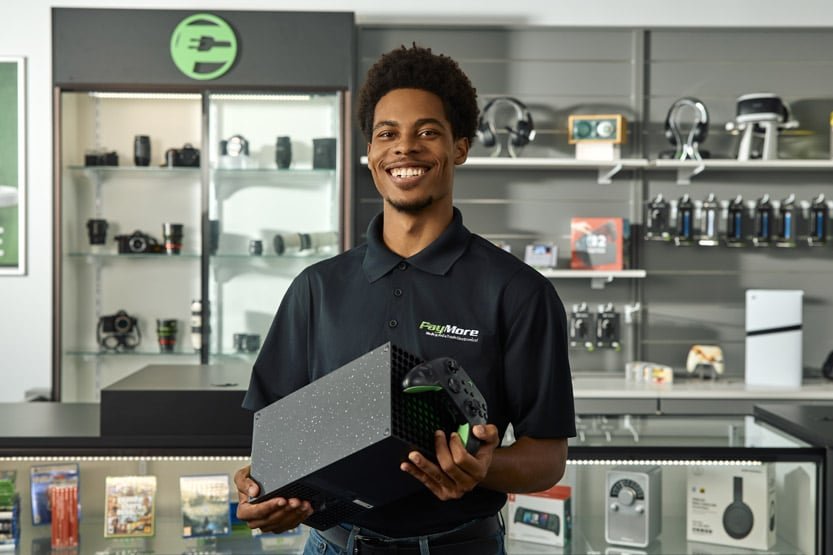 Holding playstation